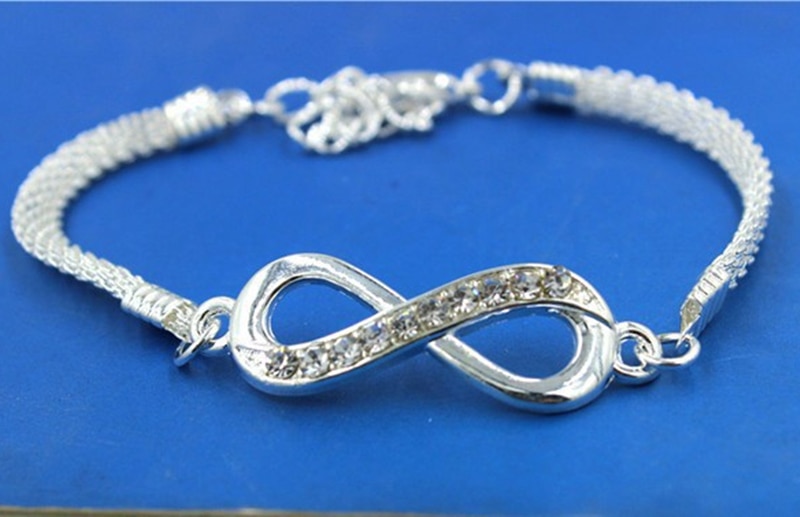 Women's Crystal Infinity Bracelet